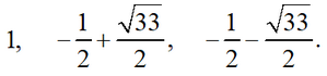 roots of the equation