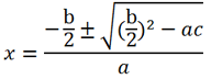 the roots of a quadratic equation