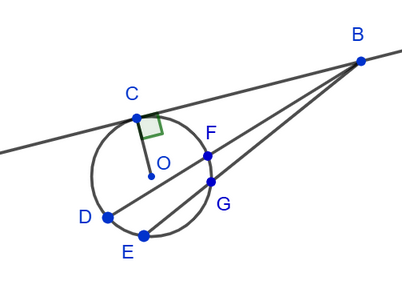 Product of secant segments