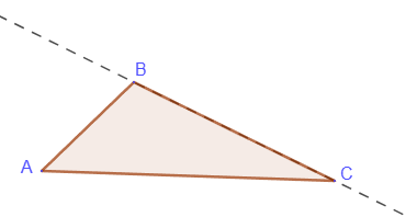 A triangle is a convex shape