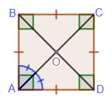 Diagonals of a square