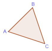 An acute triangle