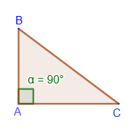 A rectangular triangle