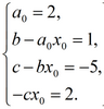 Factorization of a third-degree polynomial - the method of undetermined coefficients